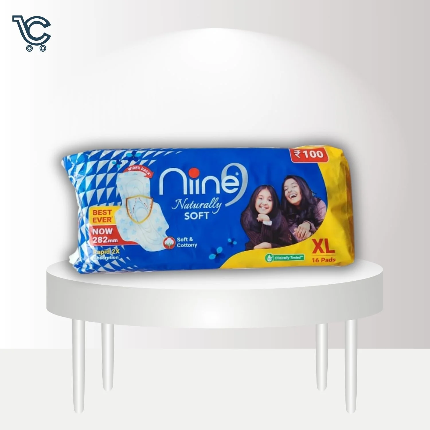nine naturally soft pads xl 16 pads nine naturally soft pads xl 16 pads